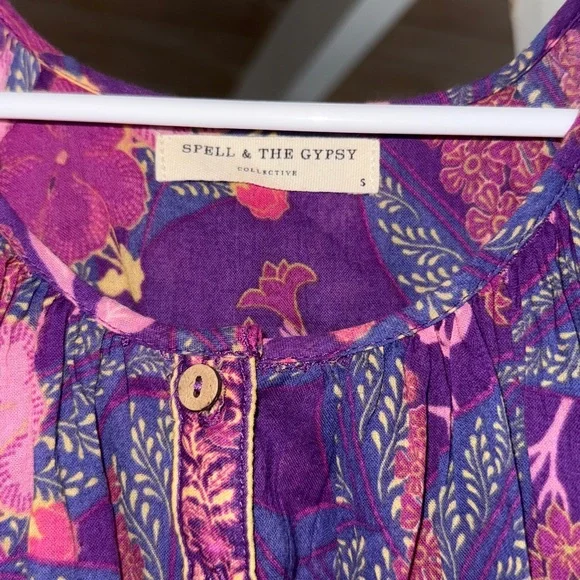 SPELL & THE GYSPSY - BIANCA LONG SLEEVE PLAYDRESS / MINI DRESS - Picture 3 of 5